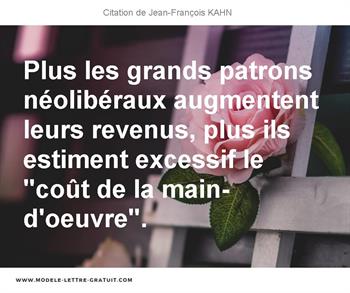 Citations Jean-François KAHN