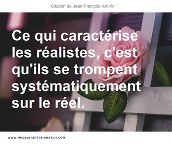 Citations Jean-François KAHN