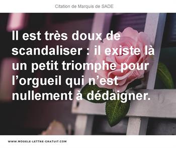 Citations Marquis de SADE
