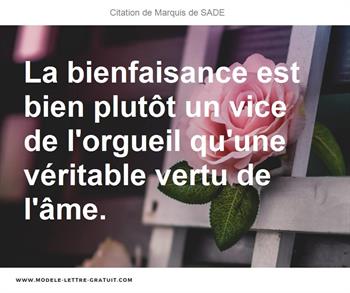 Citations Marquis de SADE