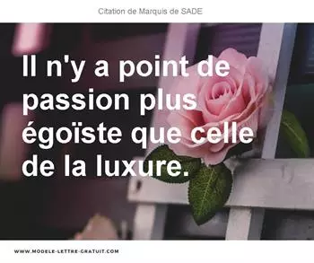 Citations Marquis de SADE