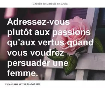 Citations Marquis de SADE
