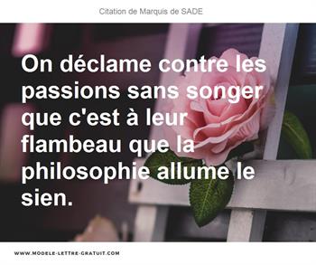 Citations Marquis de SADE
