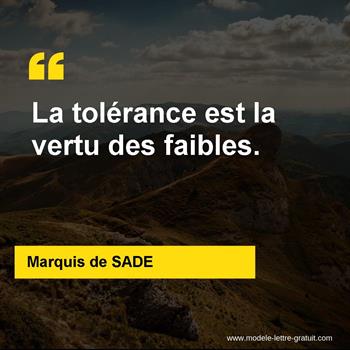 Citations Marquis de SADE