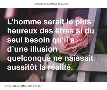 Citations Marquis de SADE