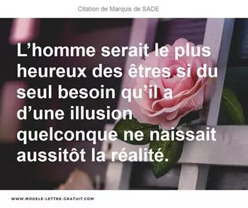 Citations Marquis de SADE