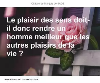 Citations Marquis de SADE