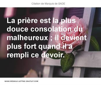 Citations Marquis de SADE