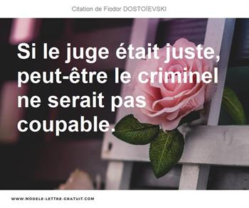 Citations Fiodor DOSTOÏEVSKI