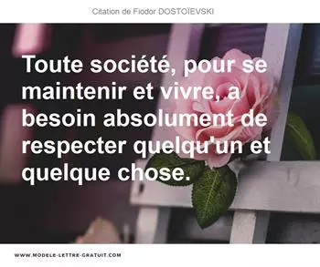 Citations Fiodor DOSTOÏEVSKI