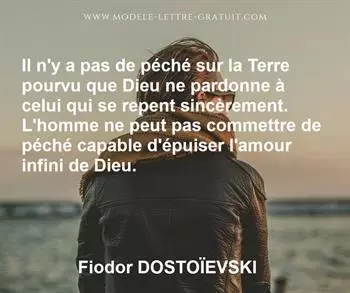 Citation de Fiodor DOSTOÏEVSKI
