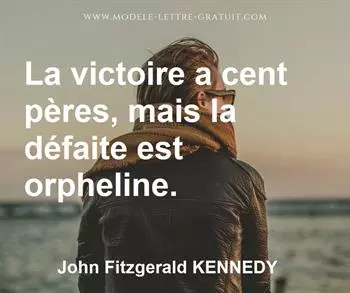Citation de John Fitzgerald KENNEDY