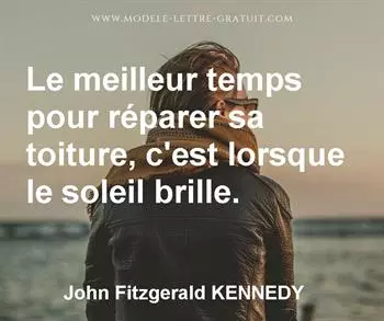 Citation de John Fitzgerald KENNEDY
