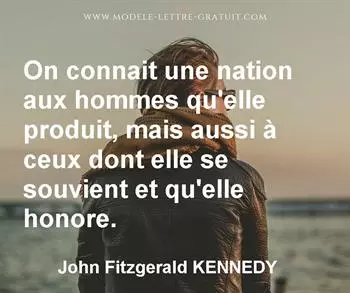 Citation de John Fitzgerald KENNEDY