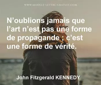 Citation de John Fitzgerald KENNEDY