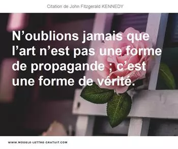 Citations John Fitzgerald KENNEDY