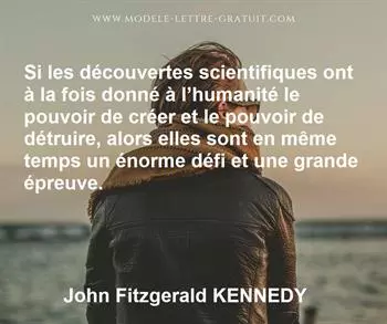 Citation de John Fitzgerald KENNEDY