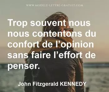 Citation de John Fitzgerald KENNEDY