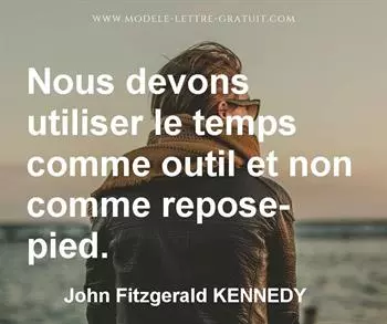 Citation de John Fitzgerald KENNEDY
