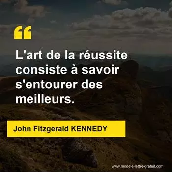 Citation John Fitzgerald KENNEDY