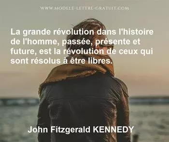 Citation de John Fitzgerald KENNEDY