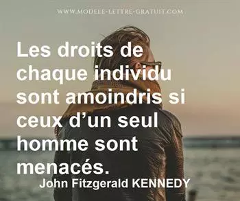 Citation de John Fitzgerald KENNEDY