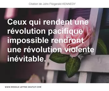 Citations John Fitzgerald KENNEDY