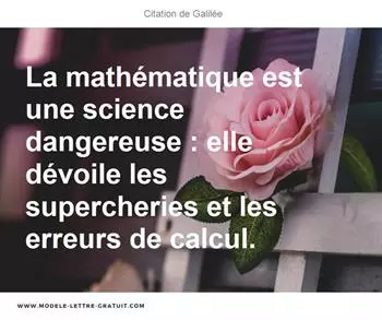 Citations Galilée