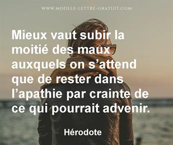 Citation de Hérodote