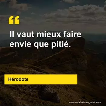 Citation Hérodote