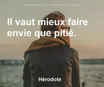 Citation de Hérodote