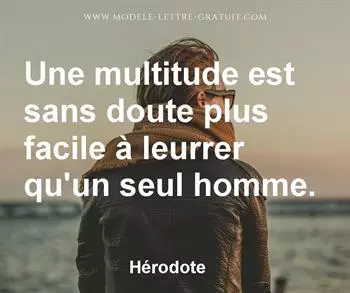 Citation de Hérodote