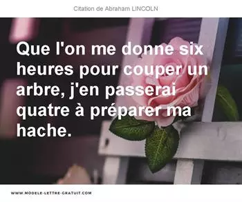 Citations Abraham LINCOLN
