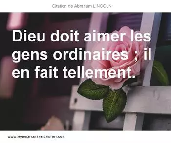 Citations Abraham LINCOLN