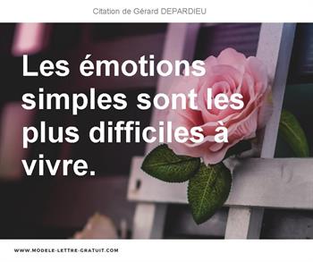 Citations Gérard DEPARDIEU
