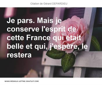 Citations Gérard DEPARDIEU