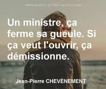 Citation de Jean-Pierre CHEVÈNEMENT