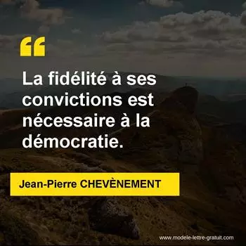 Citation Jean-Pierre CHEVÈNEMENT