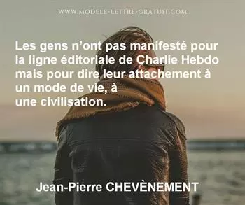Citation de Jean-Pierre CHEVÈNEMENT