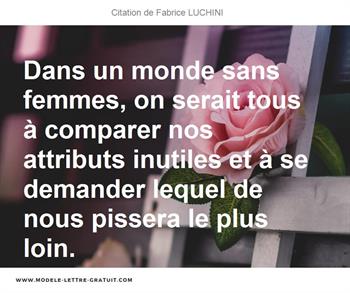 Citations Fabrice LUCHINI