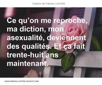 Citations Fabrice LUCHINI