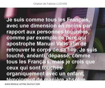 Citations Fabrice LUCHINI
