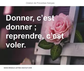Citations Proverbes français