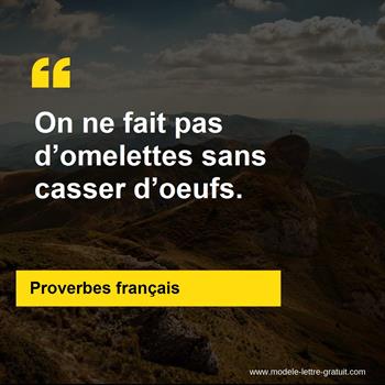 Citation de Proverbes français