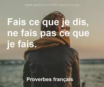 Citation de Proverbes français