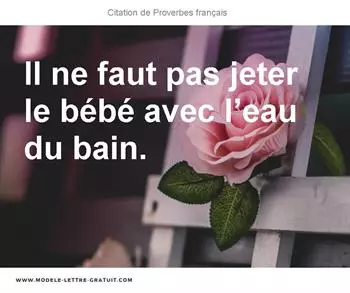 Citations Proverbes français