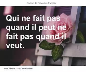 Citations Proverbes français