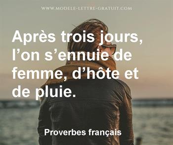 Citation de Proverbes français