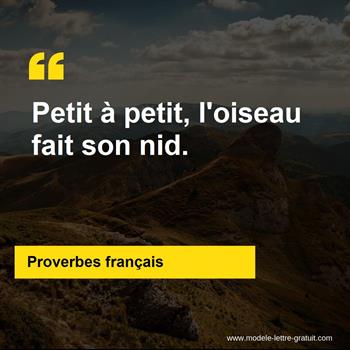 Citation Proverbes français
