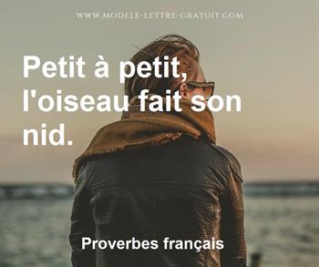 Citation de Proverbes français